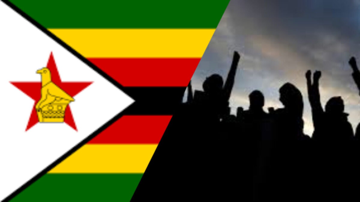 Zimbabwiërs protesteer