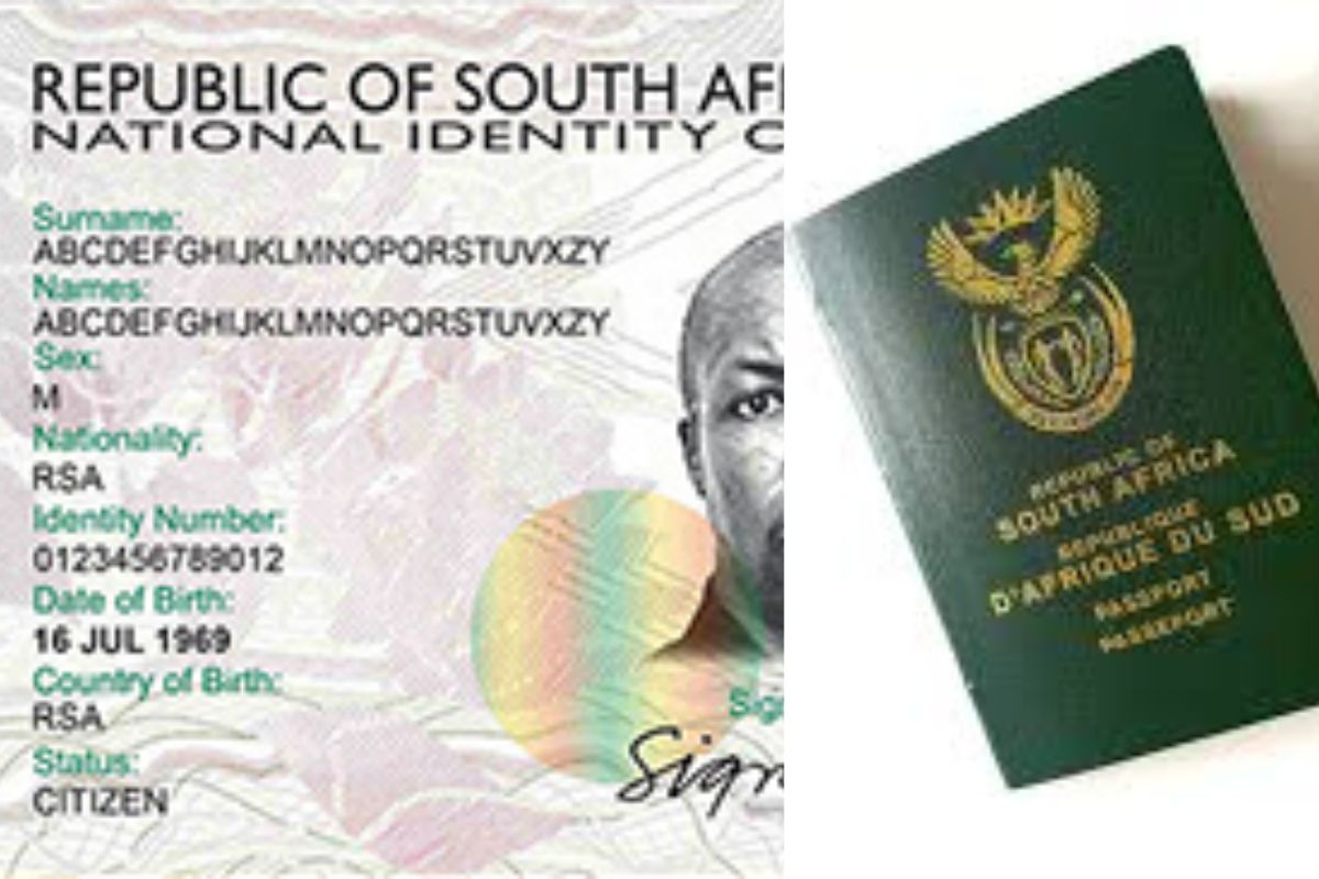 Daar is 27 banktakke waar jy jou slimkaart kan kry of jou paspoort by HOME kan hernu.Images-South African Passports/CANVA/Wikipedia