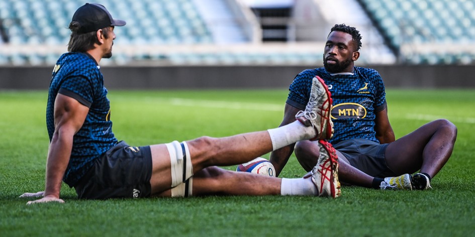 Sexton se stewel en Springbok-voorspeler krag spoor 'n kragtige Rugby Wêreldbeker skemerkelkie aan
