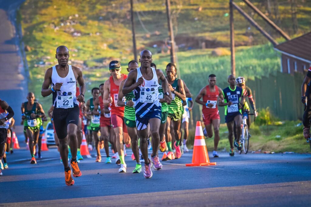 Rou riool bederf Soweto Maraton