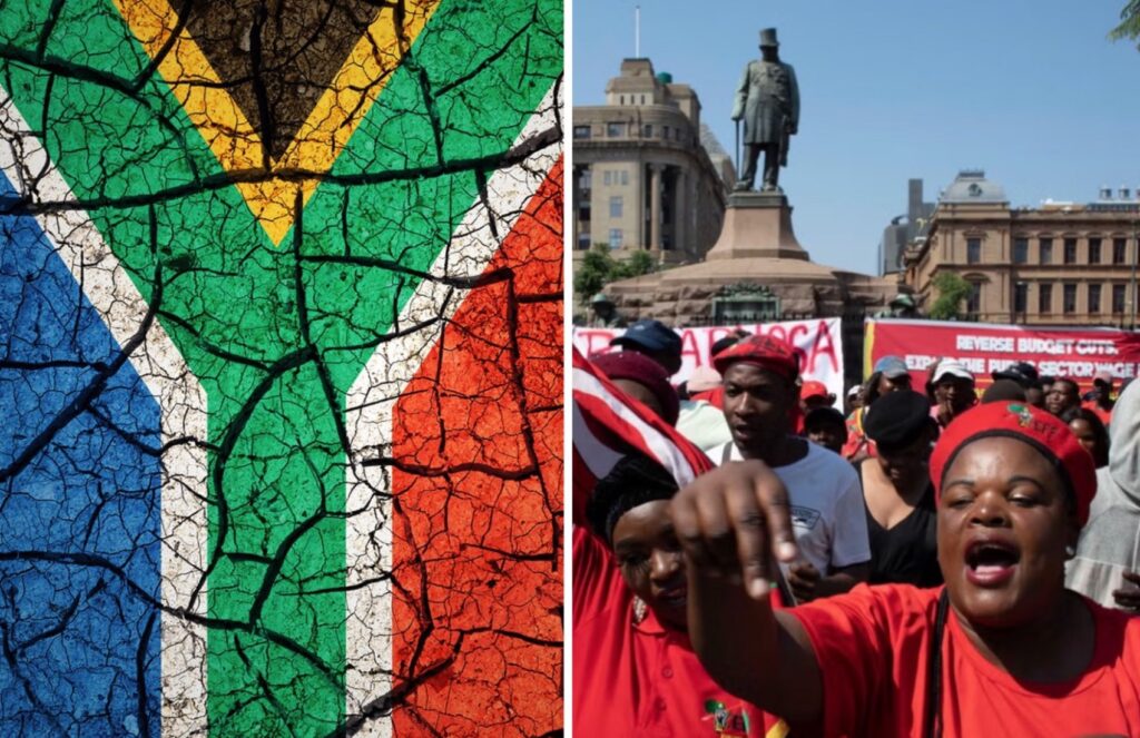 Suid-Afrika het sy rug op die regering gedraai, lui die verslag