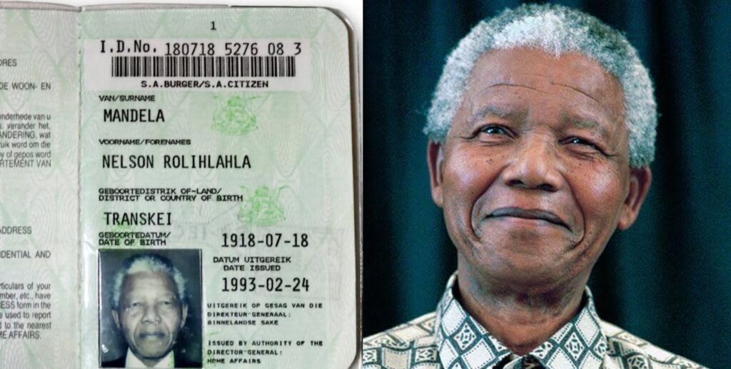 Nelson Mandela veiling