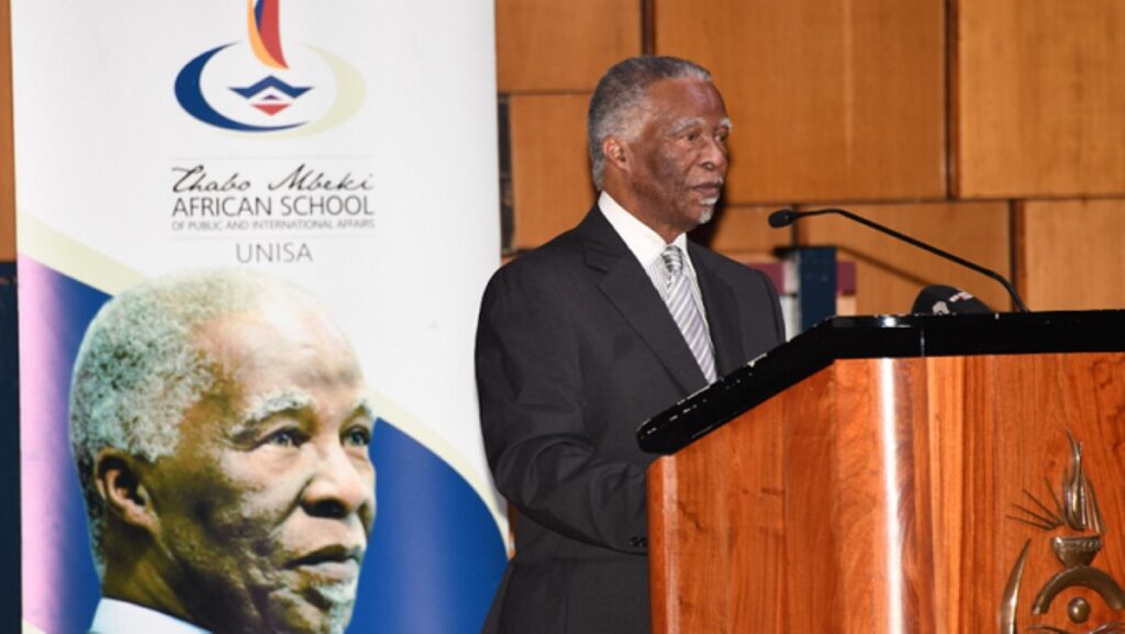 Mbeki loods 'n striemende aanval op Zuma en MK Party