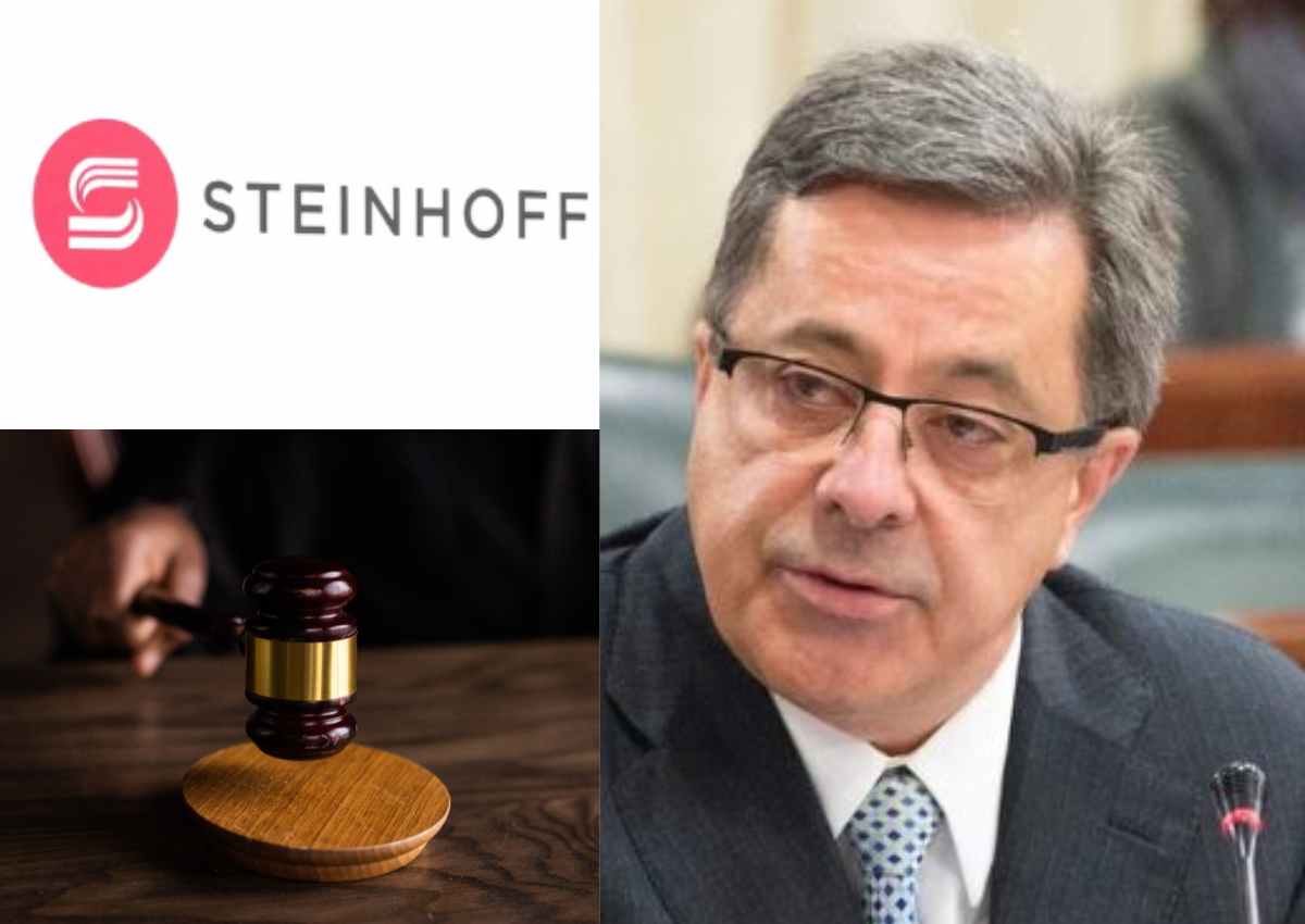 Steinhoff se voormalige regshoof het vandag in die hof verskyn