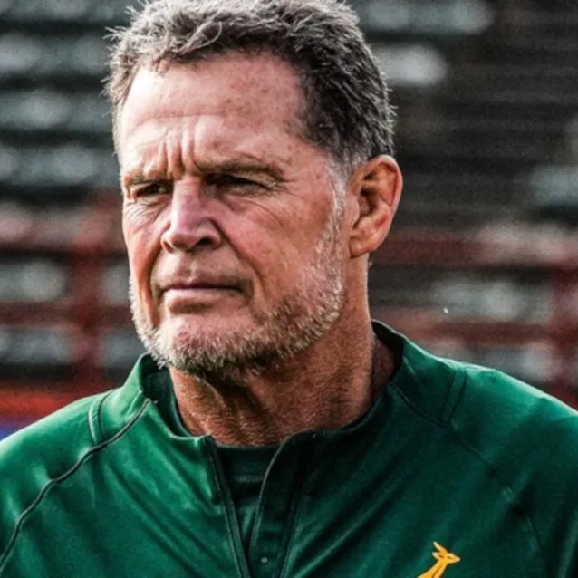 Rassie Erasmus is nie tevrede met die Bokke se oorwinning nie.