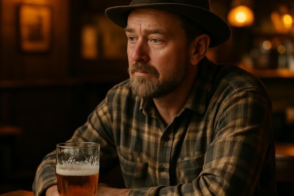 Man wat alkohol drink