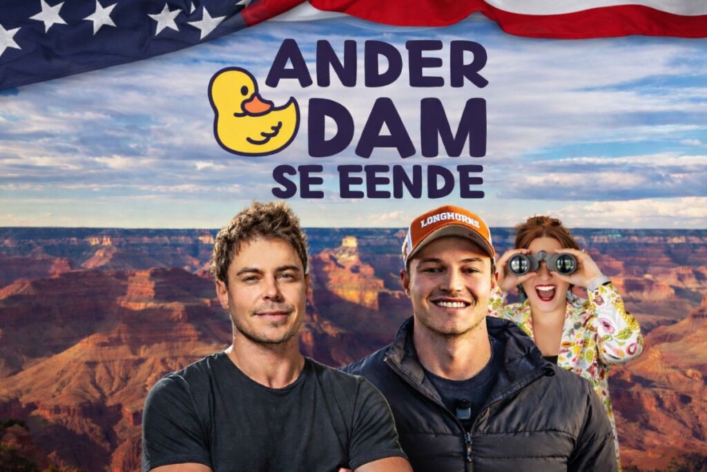 Foto van die program, Ander dam se eende, Brendan Peyper en Bobby Van Jaarsveld