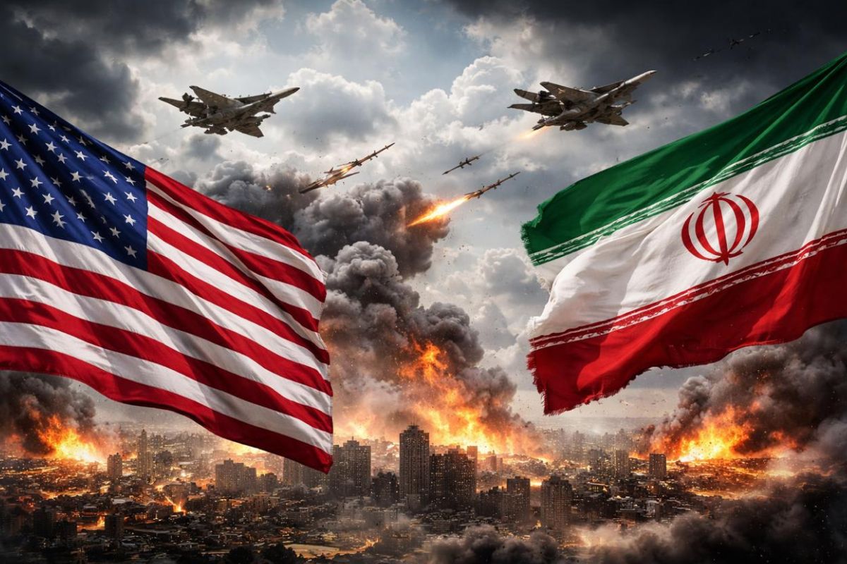 Oorlog tussen Iran en Amerika.